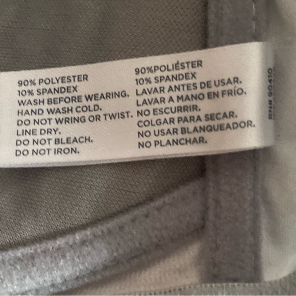 2 Danskin Training Bras Hook Closure Pink Gray Adjustable Spandex 32A - Picture 5 of 13